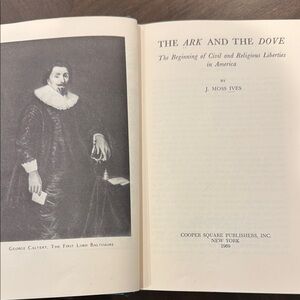 The Ark and The Dove by J. Moss Ives - Vintage Hardcover Title Page